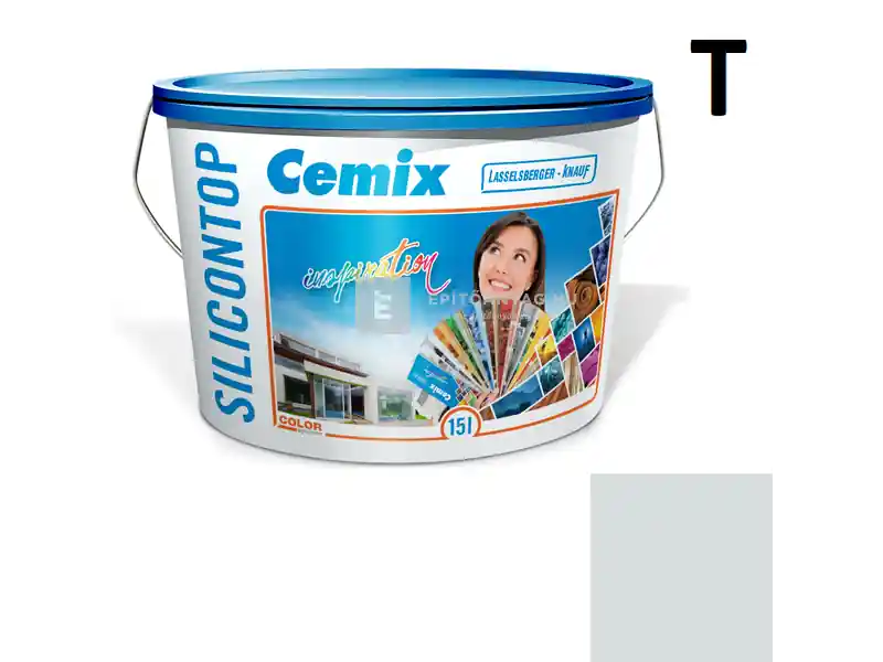 Szuper akció Cemix 2800 SiliconTOP szilikon homlokzatfesték 4733 blue 15 l