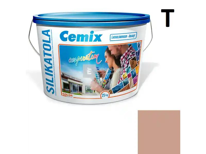 Cemix 2722 SilikatOLA szilikát vékonyvakolat, kapart 1,5 mm 5135 rusty 25 kg Vásárlói kedvenc