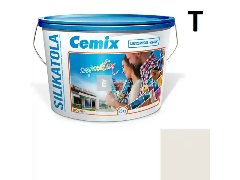 Cemix 2722 SilikatOLA szilikát vékonyvakolat, kapart 2 mm 4161 cream 25 kg Korlátozott ajánlat