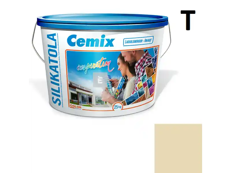 Cemix 2722 SilikatOLA szilikát vékonyvakolat, kapart 2 mm 4313 orange 25 kg Gyors szállítás