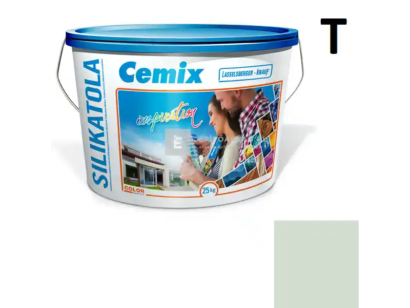 Cemix 2722 SilikatOLA szilikát vékonyvakolat, kapart 2 mm 4521 green 25 kg Rendeld meg most