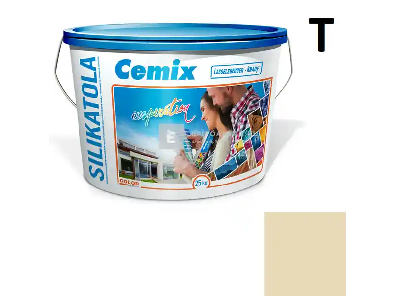 Cemix 2722 SilikatOLA szilikát vékonyvakolat, kapart 2 mm 4953 brown 25 kg Kiárusítás