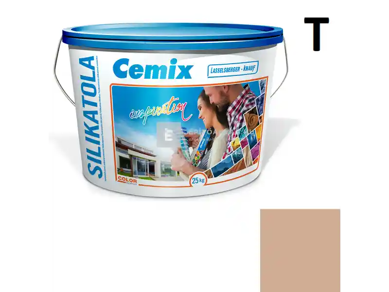 Biztonságos fizetés Cemix 2722 SilikatOLA szilikát vékonyvakolat, dörzsölt 2 mm 4925 brown 25 kg