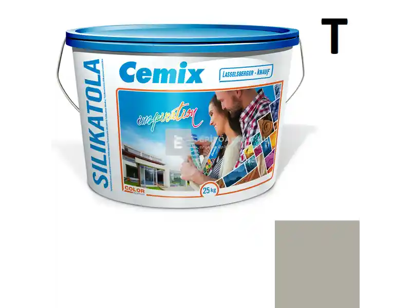 Outlet Cemix 2722 SilikatOLA szilikát vékonyvakolat, dörzsölt 2 mm 5337 rock 25 kg