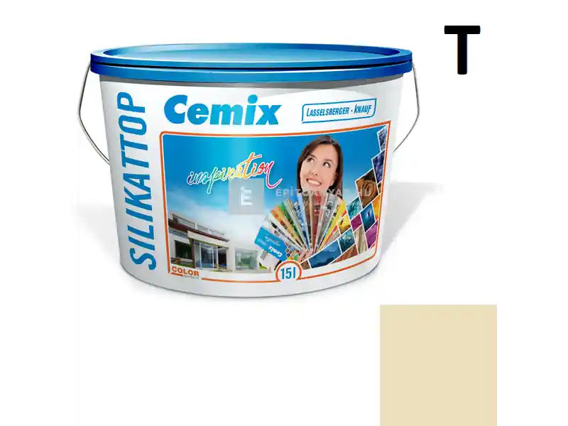 Korlátozott ajánlat Cemix 2801 SilikatTOP szilikát homlokzatfesték 4321 orange 15 l
