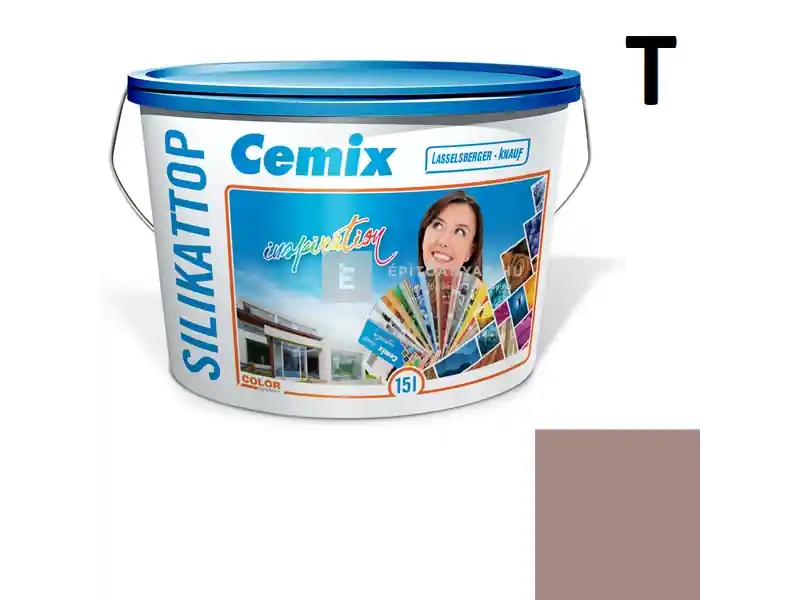 Azonnali szállítás Cemix 2801 SilikatTOP szilikát homlokzatfesték 5157 rusty 15 l