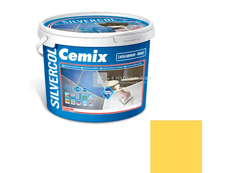 Népszerű Cemix 8640 SilverCol fugázó 2-15 mm sárga 5 kg
