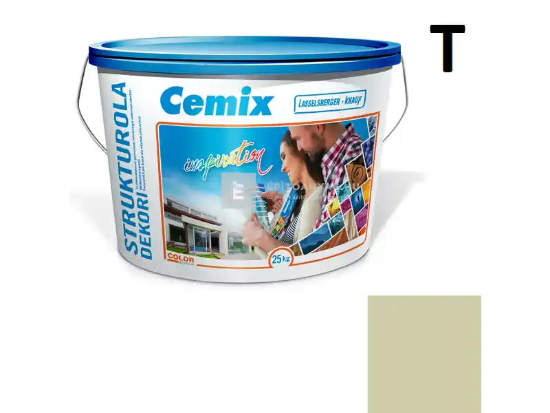 Cemix 2704 StrukturOLA Dekor diszperziós vékonyvakolat, kapart 1,5 mm 4545 green 25 kg Bestseller