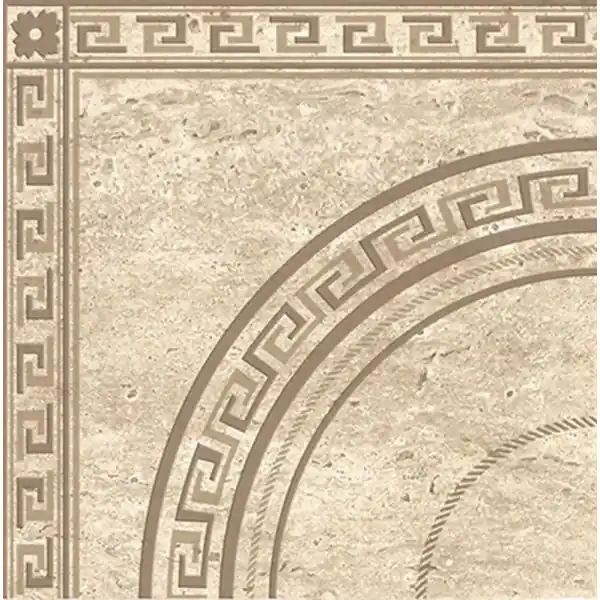 Legkelendőbb Zalakerámia Travertine 6646-0009 45x45cm matt bézs dekorcsempe