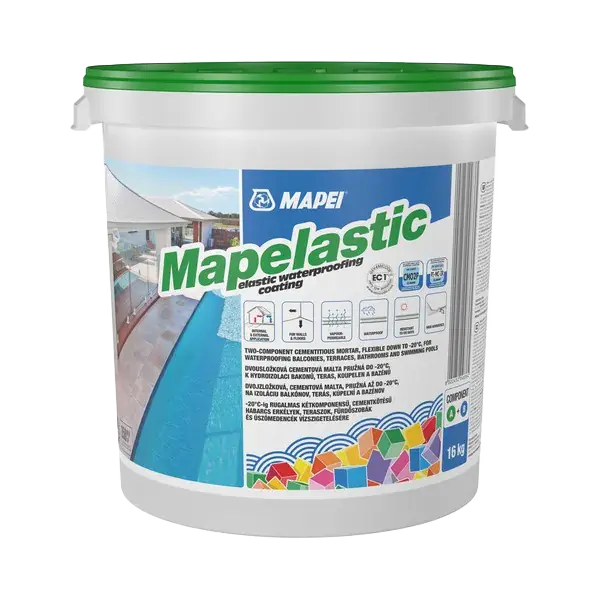 Akció Mapei Mapelastic A+B kétkomponensű vízszigetelés 16kg