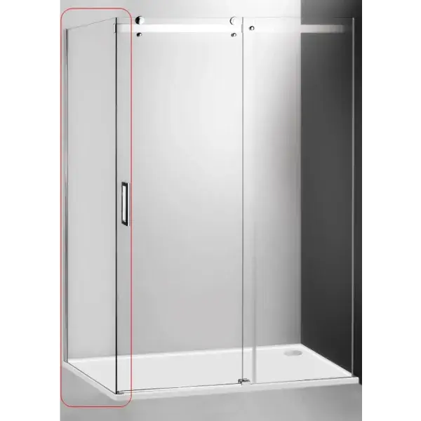 Roltechnik Ambient Line AMB/900 zuhanyfal AMD2 zuhanyajtóhoz 90x200 cm Vedd meg most