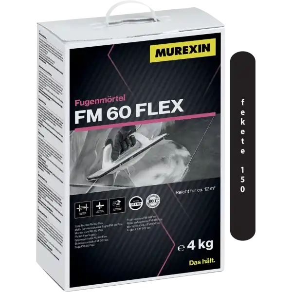 Murexin FM60 FLEX fugázóanyag Fekete 4kg Szuper akció
