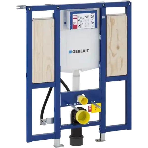 Biztonságos fizetés Geberit Duofix fali WC szerelőkeret 112cm falsík alatti öblítőtartállyal