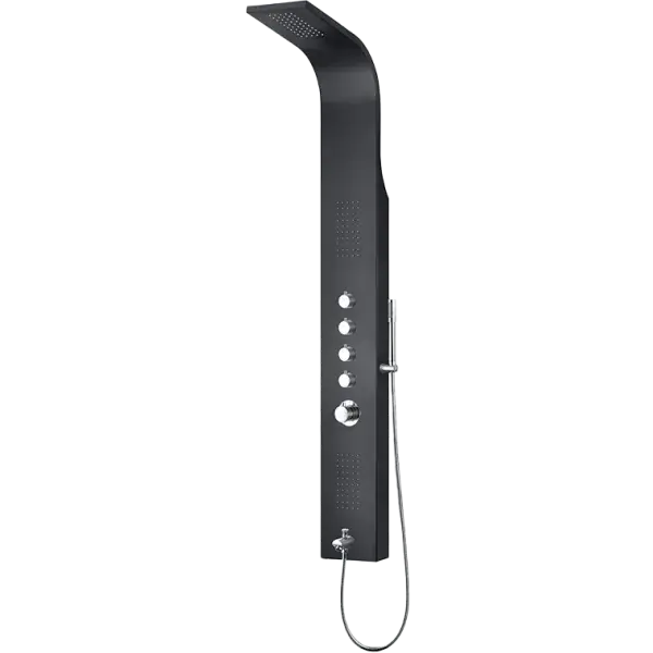 Wellis Mariner Black zuhanypanel kádtöltő funkcióval Árcsökkenés