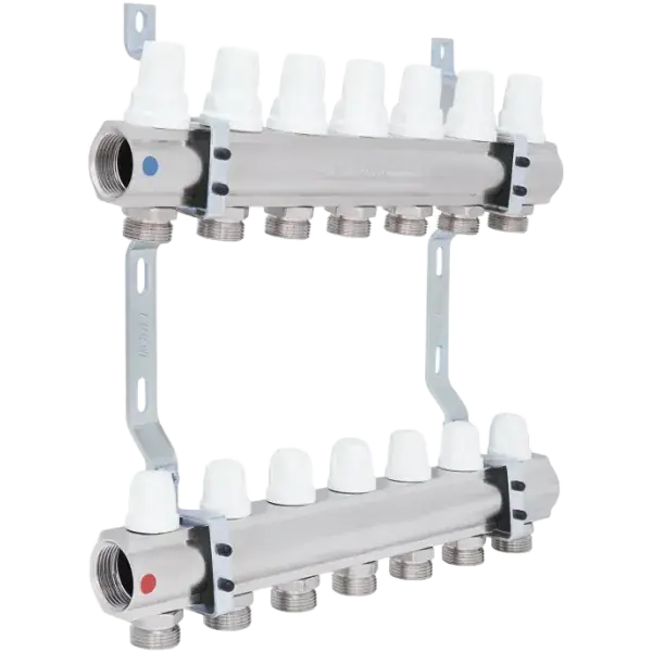 Icma radiátoros osztó-gyűjtő komplett 1"-3/4" 7 körös Szuper ajánlat