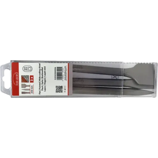 Abraboro SDS Plus véső készlet 3 db 250x22x40 Gyors szállítás