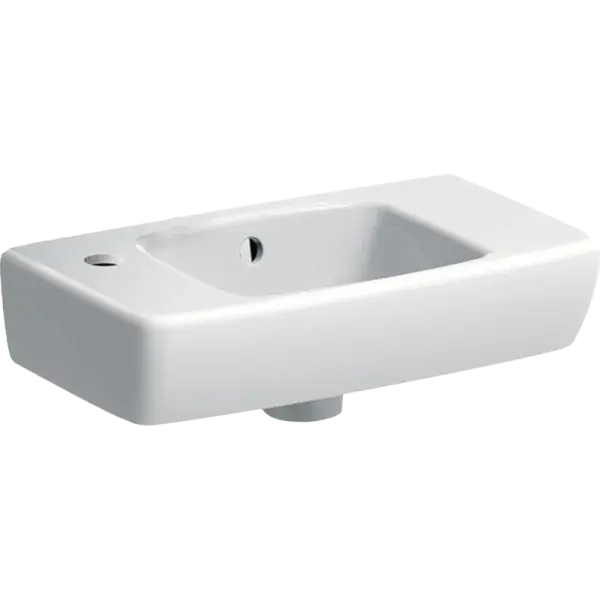 Geberit Selnova Square Compact kézmosó, balos 45x15x25 cm Azonnal elérhető