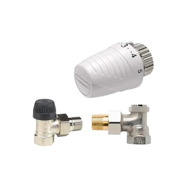 Honeywell V2100EPI15 előremenő, termosztatikus, sarok radiátorszelep BM 1/2" M30x1,5 Kedvezményes ár