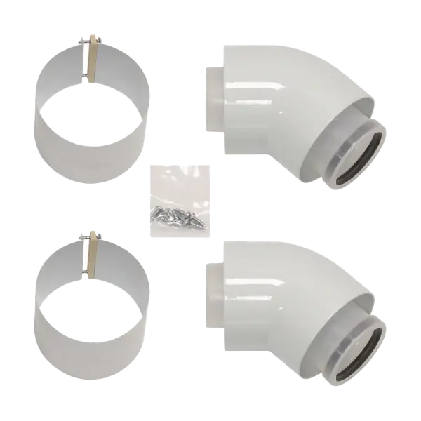Vaillant könyök Alu/PPs 60/100 45° 2 db Olcsóbb