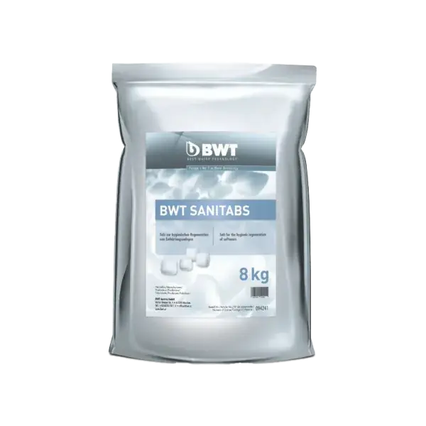 BWT Sanitabs higiénikus regeneráló só 8 kg-os Akció