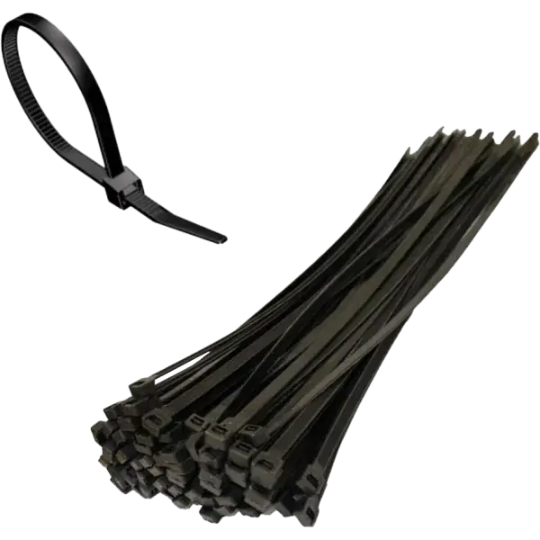 Expressz kézbesítés BM fekete kábelkötegelő 290x4,5 mm