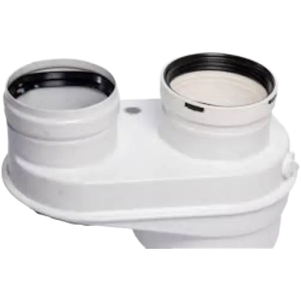 Brilon Alu/PPs szétválasztó adapter 80/125-2x80 Gyors kiszállítás