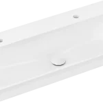 Árcsökkenés Hansgrohe Xelu Q Pultra ültetett mosdótál 1000/480, két csapfurattal, túlfolyó nélkül, SmartClean, Fehér 61040450