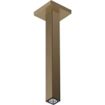 Azonnali szállítás Hansgrohe tartozék - Mennyezeti zuhanykar, 31 cm, szálcsisolt bronz 24339140