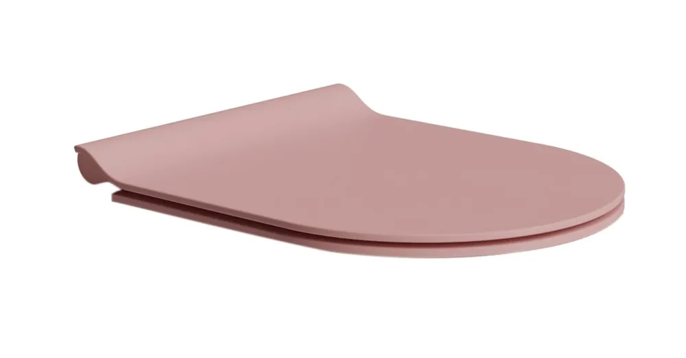 SAPHO GSI SLIM soft close WC-ülőke, matt rózsaszín (MS86CSN24) Biztonságos fizetés