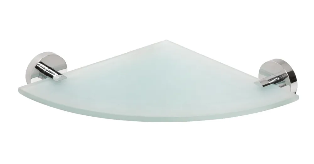 SAPHO BEMETA OMEGA Sarok üvegpolc, 255x55x255mm, króm (104102012) (XR603) Végkiárusítás