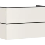Alacsony ár Hansgrohe Xilesa E Mosdószekrény 980/470, 2 fiókos, Push-Open, normál mosdóhoz Matt Homokszín 54297780