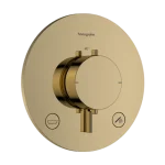 Végkiárusítás Hansgrohe Ecostat Comfort S Falsík alatti termosztát, 2 funkciós, beépített biztonsági funkcióval EN1717 Polírozott Arany Hatású 33718990