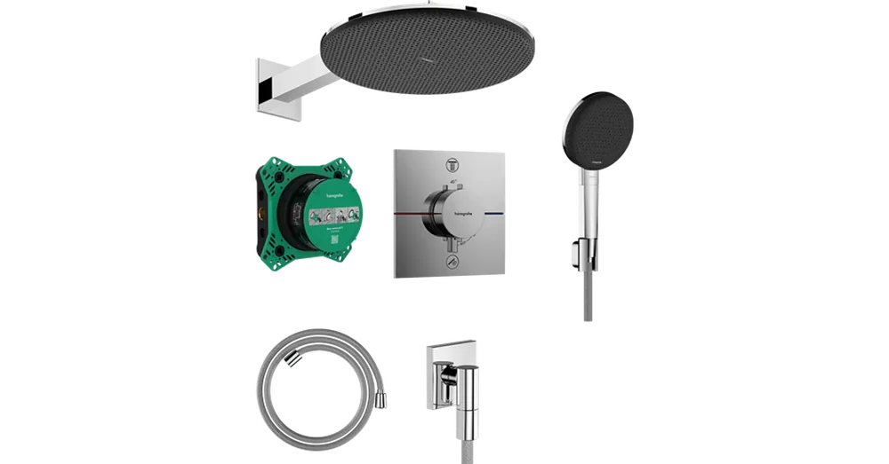 Hansgrohe Raindance Alive S Zuhanyszett 300, 1jet, termosztáttal és iBox universal 2 alaptesttel Króm 24630000 Különleges ajánlat