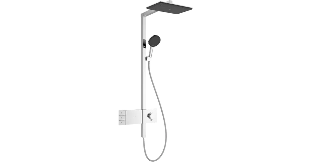 Vásárlói kedvenc Hansgrohe Raindance Alive Q Showerpipe 300, 2jet, ShowerSelect Comfort Króm 24590000
