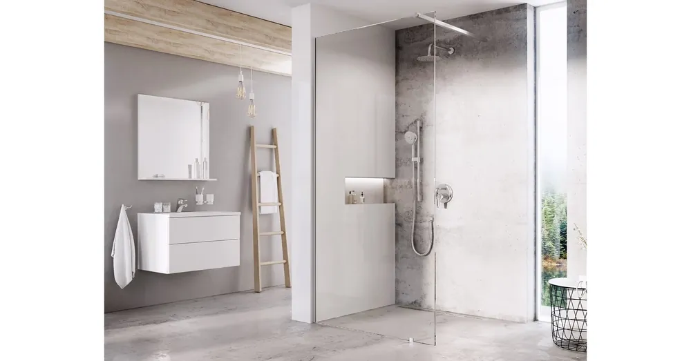 Legkelendőbb Ravak Walk-In Wall Set 70, zuhanykabin krómhatású+transparent GW9W10C0SZ1