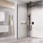 Nézd meg most Ravak Walk-In Wall Set 60, zuhanykabin fekete+transparent GW9W0030SZ1