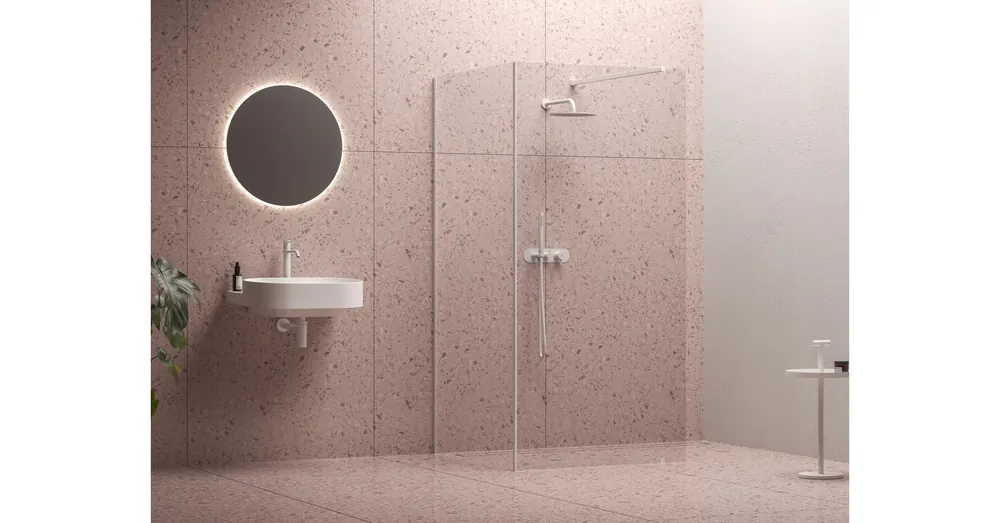 Ravak Walk-In Corner Set 110x80, zuhanykabin matt fehér+transparent GW1CD4E0SZ1 Kedvezmény