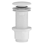 Végkiárusítás SAPHO klik-klak mosdólefolyó, 5/4“, 10-80mm, ABS/matt fehér (CV1132WM)