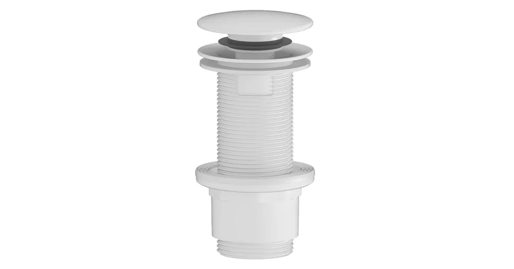 Végkiárusítás SAPHO klik-klak mosdólefolyó, 5/4“, 10-80mm, ABS/matt fehér (CV1132WM)