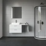 Kiárusítás Ravak Blix II NBLCP4 80x80 zuhanykabin fekete+transparent 3BM40300Z1
