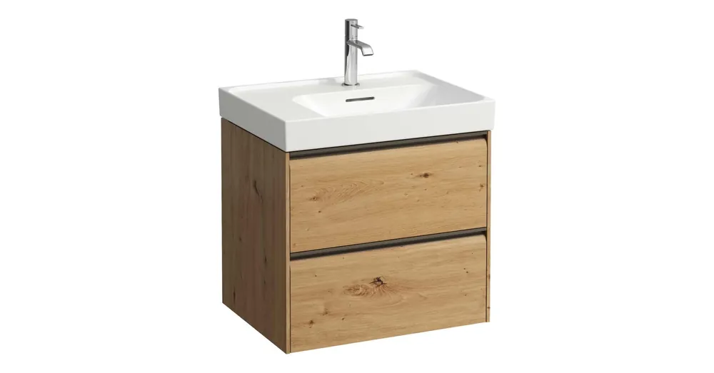 LAUFEN MEDA Alsószekrény 600, 2 fiók, H817111, Vad Tölgy H4217220112671 Outlet