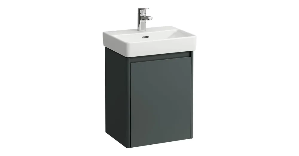 Újdonság LAUFEN BASE 2.0 Alsószekrény, 1 ajtó, jobb oldali zsanér, PRO S H815961 / PRO X 815861 mosdóhoz, Szürke H4112221082661