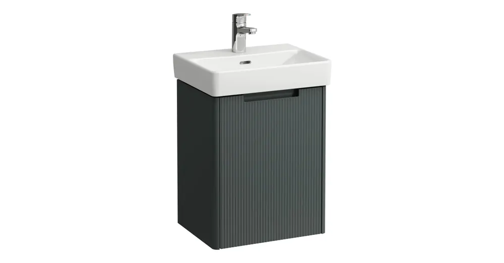 LAUFEN JUNA Alsószekrény, 1 ajtó, jobb oldali zsanér, PRO S H815961 / PRO X 815861 mosdóhoz, Szürke H4114421092661 Olcsó