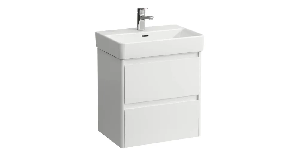 LAUFEN BASE 2.0 Alsószekrény, 2 fiók, PRO S H818958 mosdóhoz, Fényes Fehér H4112521082611 Ne maradj le