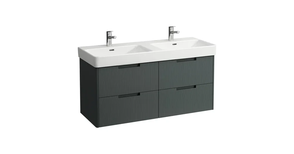 LAUFEN JUNA Alsószekrény, 4 fiók, PRO S H814966 mosdóhoz, Szürke H4115441092661 Népszerű