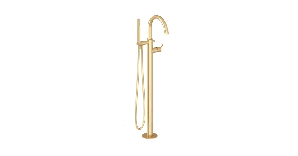 Ravak Espirit padlón álló kádcsaptelep szettel ES 080.60GLB.RB07G, Gold Brushed X070615 Újdonság