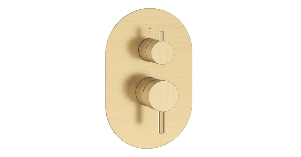 Ravak Espirit falba süllyesztett csaptelep, kétutas, belső egység nélkül ES 065.60GLB.O2.RB07E, Gold Brushed X070612 Utolsó esély