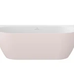 Különleges ajánlat Ravak Freedom Wall Tec 170x87, akrilkád, Alabaster Pink/fehér, fehér lefolyó CE31600000