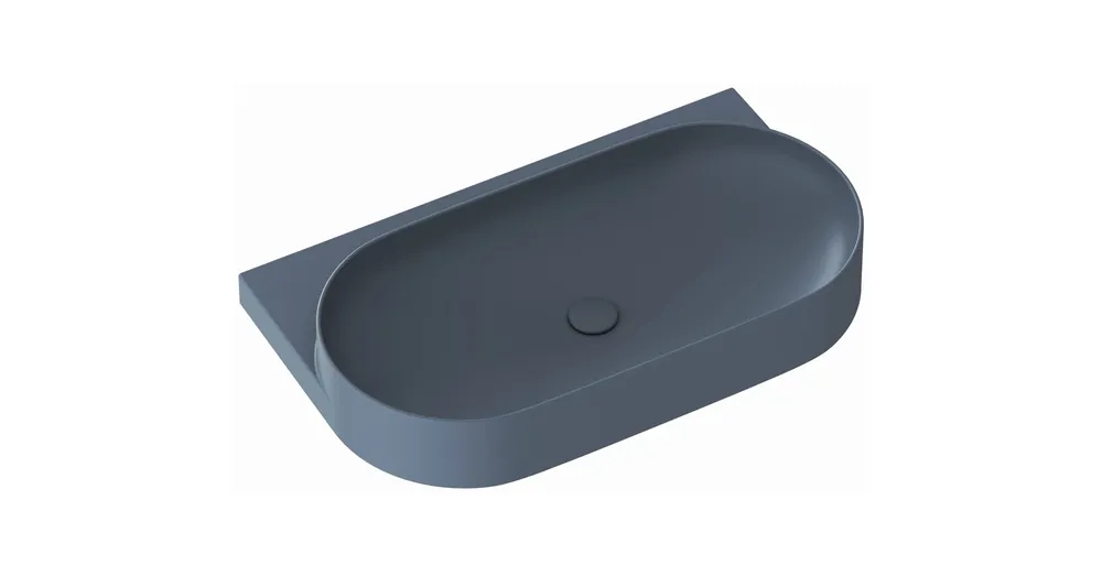 Olcsóbb Ravak Yard 80 kerámiamosdó Deepsea Blue, túlfolyó furat nélkül XJX07080000