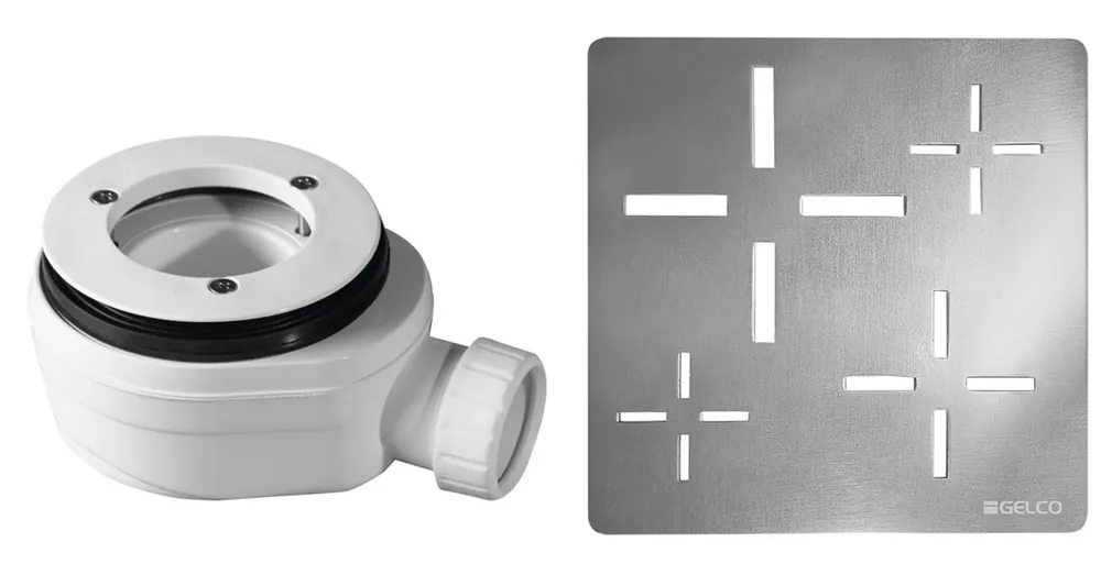 Kihagyhatatlan ajánlat SAPHO GELCO zuhanytálca szifon, 90mm, DN40, króm fedél (KSM107CH-SN90)